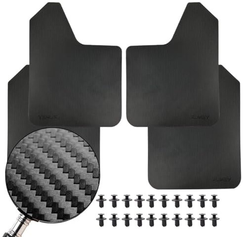 XUKEY 2 Stück/Set Universal Carbon Faser Effekt Schmutzfänger Für Auto Pickup SUV Van Truck Schmutzfänger Splash Guards Kotflügel Schmutzige Fallen