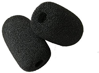 V-MOTA Cuscinetti auricolari compatibili con cuffie Telex 850 Active Noise Airman 8/8+ Anr Pilot Aviation (spugna microfono 2 pezzi)
