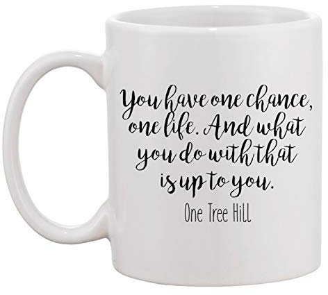 One Chance One Life Weiße Tasse Kaffee Tee Männer Frauen Keramik Coffee Tea Mug Cup