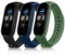 AK 3 Pezzi Cinturino per Mi Band 5/ Mi Band 6/6 NFC/Amazfit Band 5, Cinturino Silicone di Morbido Traspirante Compatibile Solo per Xiaomi Mi Band 5/ Xiaomi Mi Band 6 /Amazfit Band 5