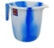Tie Dye Design 1.5 Litre Plastic Water Jug with Handle and Spout Kitchen Plastic Mugs for Bathroom, Hair Washing Jug (Blue)