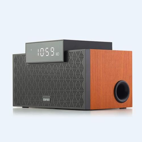 Edifier MP260 Multifunktion Eingebauter 2.1-Kanal Tragbarer Bluetooth Lautsprecher Braun (Braun)