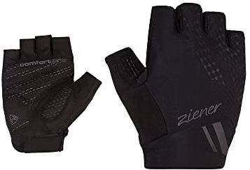 Ziener Damen CAITILIN Fahrrad-/Mountainbike-/Radsport-Handschuhe | Kurzfinger - atmungsaktiv/dämpfend, Black, 6