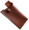 Luxshiny Leather Butcher Chef Guards Waterproof Wide Protectors Heavy Duty Cleaver Sleeve Covers Case for Chopping Brown A