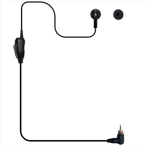 MONICONA Ear-Bud-Kopfhörer mit PTT-Mikrofon für Motorola DLR110 SL300 SL8550e SL1600 SL2600 SL3500E SL7000E TLK100 Radio