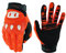 Seibertron Handschuhe - Unisex BMX MX ATV MTB Rennrad Mountainbike Fahrrad Offroad/Dirtbike für Cycling und Motocross Sport mit Touch Recognition voller Fingerabdeckung Fluo Orange XL