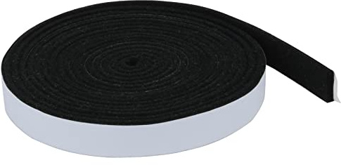 Carkio Smoker Dichtung Dichtungen, High Temp Grill Dichtung selbst kleben Filz, hohe Hitze Raucher BBQ Dichtung feuerfest Band für Raucher BBQ Deckel, 1/2 x 1/8 20 Feet