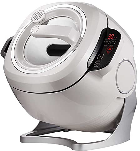 Robot de Cocina Pantalla Táctil Multifunción,360°Máquina de Cocción Automática 6L 3 Velocidades Ajustables Acero Inoxidable
