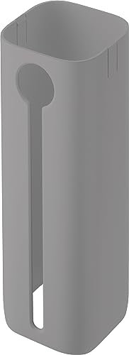 ZWILLING FRESH & SAVE CUBE Cover pour boîte de conservation taille 4S, protection maximale des aliments sensibles à la lumière, indicateur de niveau, plastique sans BPA, couleur grise