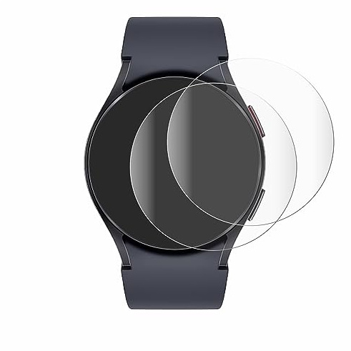 BROTECT 2 Stück Full-Cover Schutzfolie für Samsung Galaxy Watch 6 (40 mm) Full-Screen Displayschutz-Folie [3D Curved, Kristall-Klar]