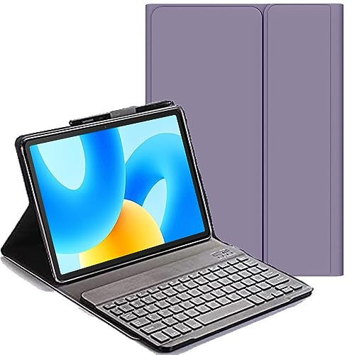 YHFZR Teclado Funda para Huawei MatePad 11,5 Pulgada - QWERTY Slim Teclado Wireless Keyboard Case con Magnético Desmontable Inalámbrico Bluetooth para Huawei MatePad 11,5 Pulgada, Púrpura