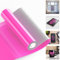 JAVIGA Vinylfolie Plotter Rosa Plotterfolie Vinyl Rolle für Cricut, Wasserdichte Glänzende Selbstklebende Folie für DIY-Aufkleber, Dekoration, Geburtstag, 30,5x305cm