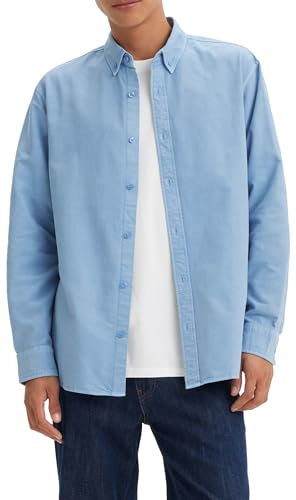 Levi's Men's Authentic Button Shirt, Allure Garment Dye, L