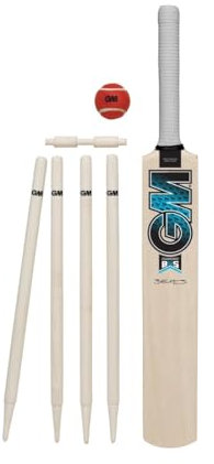 Gunn & Moore Unisex Jugend Diamant Cricketschläger & Stäbe Set, Size 3-Player Height 137-144cm