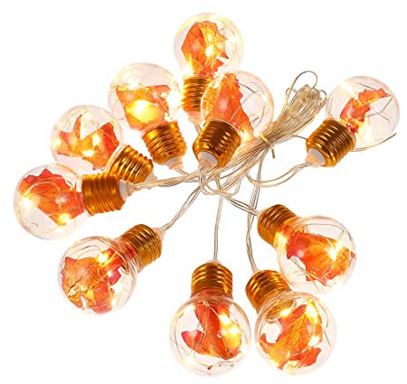 Warmhm 1 Satz Laternenpfahl Herbstdeko Glas Draussen Hängelampe