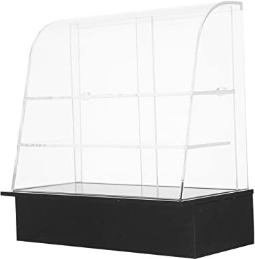 SAFIGLE Gabinete Miniatura De Pasteles Puerta Deslizante para Accesorios De Casa De Muñecas Decoración De Escena y Juguete