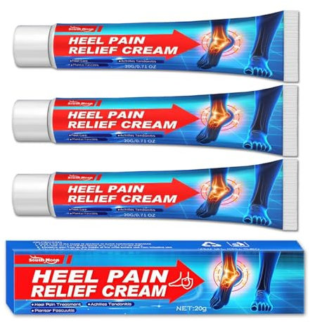 3 Stück Fersen Salbe, Fersenberuhigende Salbe, Fersensporncreme With, Creme Gegen Fersensporn, Fersencreme, Tiefes Eindringen, Schnelle Absorption, Gelenkberuhigung, Fußpflege, Fersenschmerzcreme