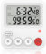 XREXS Digitale Küchentimer, 2-Kanal-Timer, Eieruhren, Stoppuhr, Countdown, loopfähig, einstellbare Lautstärke, Küchentimer mit Magneten, für Küche, Klassenzimmer, Backen, Fitness, Yoga