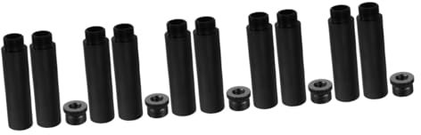 Gadpiparty 5sets Alloy Microphone Stand Extension Tube Boom Mic Arm Stand Extension Rod for Desk