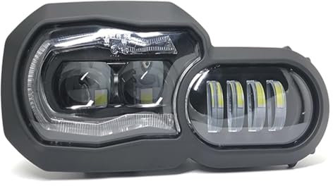 Front Kopf Licht Schutz Grille Für BM&W F 800 GS Für Abenteuer F800R F700GS F650GS Komplette LED-Projektor-Scheinwerferbaugruppe Motorradscheinwerfer