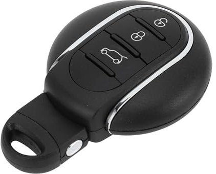 A ABSOPRO 3 Buttons Key Shell Case Keyless Entry Remote Key Fob Replacement Case for BMW Mini Cooper 2015-2017