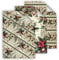 12 Mix Weihnachts-Geschenkpapier-Bögen Set Geschenkverpackung Packpapier Retro Vintage mit Muster Motiv Weihnachten Christmas Advent Winter für Erwachsene Kinder (12 Bögen je A3-Format)
