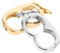 SEWOART 10 Stk Schmuck Erdnussschnalle Doppelt Zu Öffnender Kurzschließe Verschluss Für Halskette Schmuck Kürzer Verschluss Stift Zum Verkürzen Der Perlenkette Kettenverlängerung Kupfer
