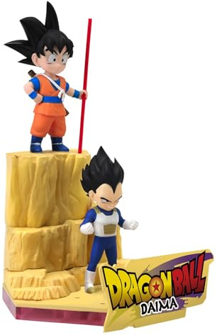 BANDAI SPIRITS Dragon Ball Daima Kunststoffmodell Son Goku (Mini) & Vegeta (Mini), farbcodiertes Kunststoffmodell