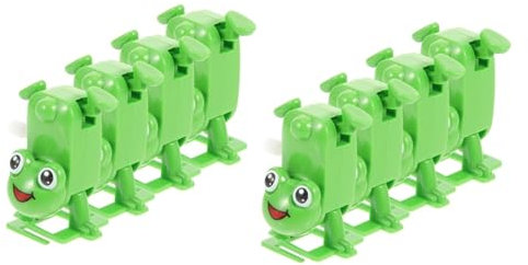 PHENOFICE 8 STK Frosch Spielzeug Desktop-Spielzeug Froschspielzeug Für Kinder Junge Spielzeug Uhrwerkspielzeug Für Kinder Kleinkindspielzeug Spielzeug Zum Füllen Von Ostereiern Plastik