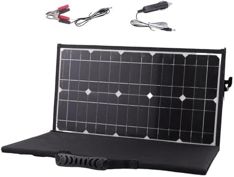 Kit panneau solaire pliable 600 W | Portable | Valise de panneau solaire pliable avec USB 5 V panneau solaire USB pour station d'alimentation est