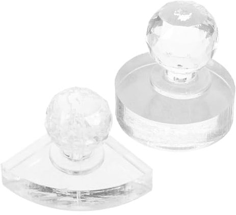 IWOWHERO 2stücke Lidschatten-presswerkzeug Aus Acryl Verpressen Von Lose Puder in Kompakte Tiegel Vielseitig Einsetzbar Für Make-up Und Highlighter