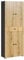 trendteam smart living - PureBliss - Hochschrank breit - Anthrazit/Evoke Eiche - Rillenoptik - 1 Schublade + 4 Einlegeböden - (BxHxT) 70 x 186 x 31cm - Badschrank mit edlen Metallgriffen