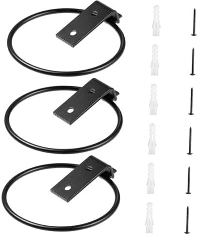 Levemolo Wandhalterung Wandhalter für Pflanzgefäße aus Eisen Schwarze mit Hoher Tragkraft für Blumentöpfe und Balkonkübel Sicher für Balkon und Garten