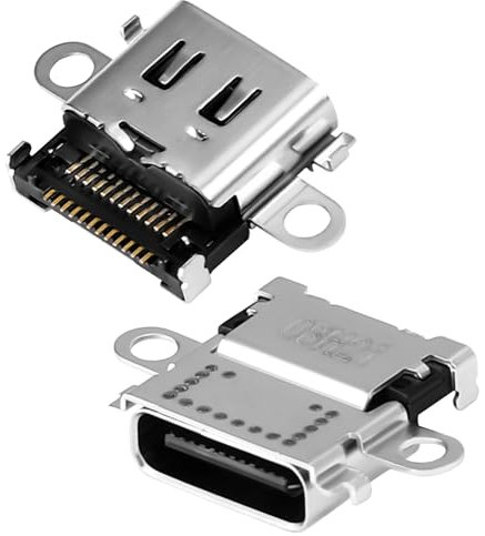 Ceozon USB-C Charging Port Replacement Internal Type-C Port Connector Repair Accessories Compatible with Switch Lite Console