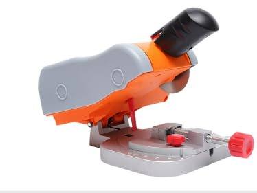 Mini Precision 0-45° Bench Cut-Off Saw Set Metal Wood Plastic Cutting Machine Miter Cut-Off Chop 90W Portable Mitre Saw ,for Hobby Miniature Model Making, Arrow Shafts, Zinc Stained Glass Came