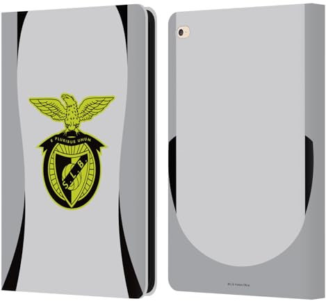 Head Case Designs sous Licence Officielle S.L. Benfica Troisième Kit D'écusson 2024/25 Étui Portefeuille en Cuir Compatible avec Apple iPad Air 2 (2014)