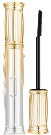 Black Mascara with Comb Brush, Waterproof, Long-Lasting Hold, Smudge-Proof and No Clumping, Volumizing, Lengthening, Gift