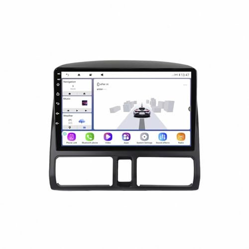 Car Radio per Honda CR V CR-V 2002-2006 9 Pollici Android 15 Auto Tablet Stereo con Bt Fm Wifi Dual Usb Per, 4 Core 4G+64G