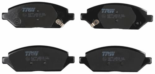 TRW GDB2135 Brake Pad Set of 4 Compatible for Vauxhall Viva (C16) 2015-2019 Front Axle and Other Vehicles