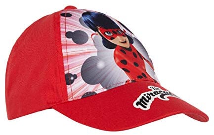 Miraculous Mädchen Cap mit Fotodruck und Klettverschluss Rot 54