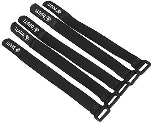 Elastic Bike Strap, 5 PCS/Set Road Bike Pump Strap Band Bicycle Straps Reusable Multi Purpose Adjustable Hook and Loop Cable Ties Downs Fastening Securing Straps(Black)
