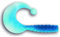 Quantum Magic Trout Curly B Bobbles - 10 Jigs, Länge:4.2cm, Farbe:Blau/Weiß