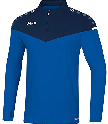 JAKO Champ 2.0 Ziptop Kids blauweiss, 128 Kinder