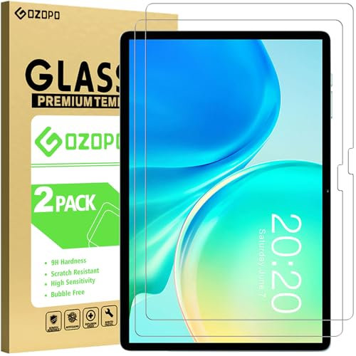 GOZOPO Pellicola Protettiva per TECLAST M50/ TECLAST M50 Pro 10.1 Tablet, Film in Vetro Temperato TECLAST M50/ TECLAST M50 Pro 10.1 [Scratch Resistant] 2.5D Bordo