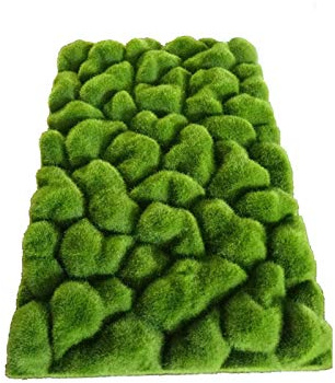 Künstliche Moos Matte Künstliche Rasen Matte Künstliche Moos Steine Mooskugel Deko Matte Für Miniatur Ornament Künstliche Moosfelsen Matte Dekorative Kunststeine Für Feengärten, Blumenarrangements