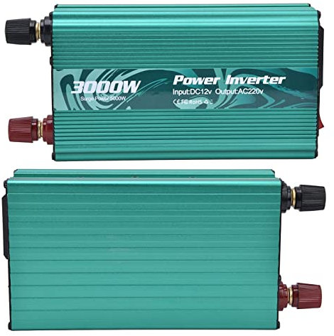 Convertidor de potencia inteligente de onda sinusoidal modificada segura para inversor de 3000 W para refrigerador Convertidor de inversor de cocina de inducción Accesorio de convertidorDC12V AC220V