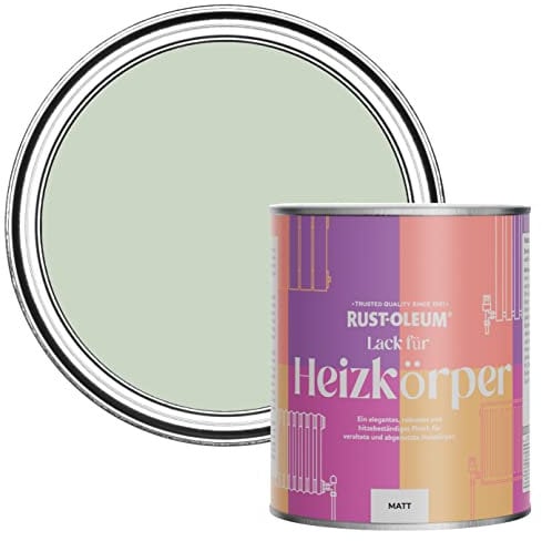 Rust-Oleum Green Heat Resistant Radiator Paint in Matt Finish - Laurel Green 750ml (SHDRCT1155)