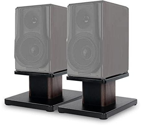 BQKOZFIN Lautsprecherständer 15 cm hoher Boxenständer Holz, 2er-Set, Speaker Stand geeignet für Regallautsprecher | HiFi und Heimkino Surround Sound, Verbessertes Audio-Hörerlebnis