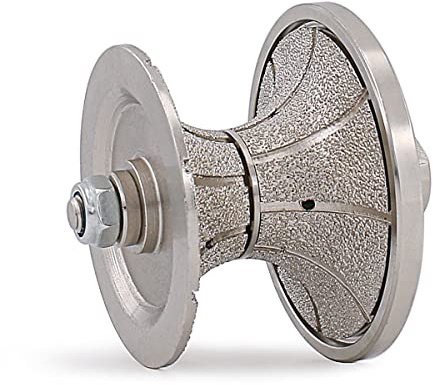 HOMESOM V50 Diamantfräser-Bit Vollbullnose Profilierrad Nassgebrauch für Handwerkzeug Granit Marmor Schleifen mit Gewinde M14