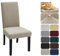 XINEAGE Stuhlhussen 6er Set, Stretch Stuhlhussen für Esszimmerstühle, Universale Stuhlhussen Waschbar Abnehmba für Hotel, Zeremonie, Bankett, Restaurant, Zuhause (Khaki)